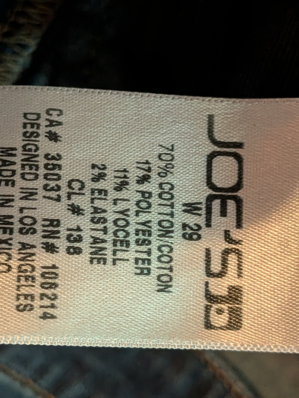 Joe's Jeans Dark Indigo Skinny Jeans - Picture 6 of 11